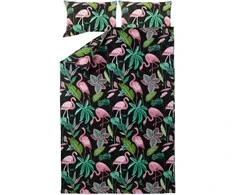 Patalynės komplektas Domoletti Bed Cov Set Cotton Flamingo 200X220