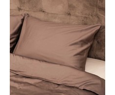 Patalynės komplektas Domoletti BED COV SET SOLID BROWN SATEEN 140X200