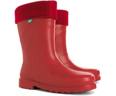 Moteriški guminiai batai Demar 0220 0220 40, su kulnu, su pašiltinimu, raudonos spalvos, 40 dydis