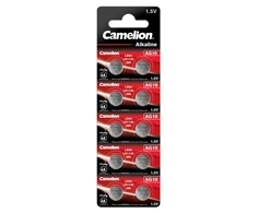 Elementas be gyvsidabrio, AG10 / LR54 / LR1130 / 389 / BP10, 1,5 V, CAMELION, 10 vnt.
