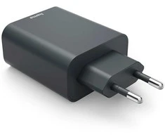 HAMA Įkroviklis SIECIOWA ECOSENTIAL 65W PD 2X USB-C, 1X USB-A, ANTRACYT