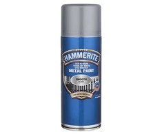 Hammerite Smooth purškiami dažai, prekės ženklo, sidabriniai, 0,4 l