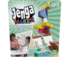 Hasbro JENGA stalo žaidimas „Jenga Maker“, estų ir latvių kalbomis