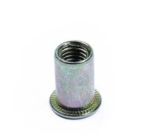 Haushalt Plieninės kniedinės veržlės, lygios M6 14 mm. 20 vnt.