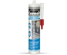 Sanitarinis silikoninis hermetikas CERESIT CS25, 49 klinkerio sp., 280 ml