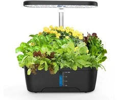 Hidroponikos sistema Garden Center GT1034, plastikinė, 24 cm x 15 cm, juodos spalvos.