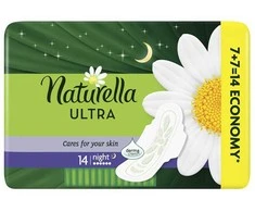 Higieniniai paketai NATURELLA Ultra Night, 14 vnt.