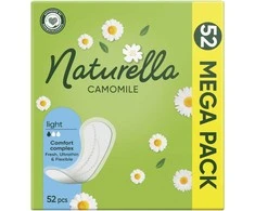 Higieniniai įklotai Naturella Light Camomile, 52 vnt.