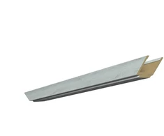Horizontali durų stakta Domoletti, 60,5 cm x 14 - 18 cm x 1 cm, norvegiško ąžuolo spalvos