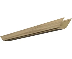 Horizontali durų stakta Domoletti, 60.5 cm x 10 - 14 cm x 1 cm, -, votano ąžuolas