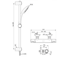 Ideal Standard CERATHERM term.s.ma+d.kom IDEAL#A7203AA