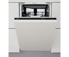 Įmontuojama indaplovė Whirlpool WSIP 4O33 PFE, juodos spalvos.