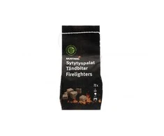 Ugnies įdegtukai, ruda sp. Mustang Lighting Cubes Eco, 72 vnt.
