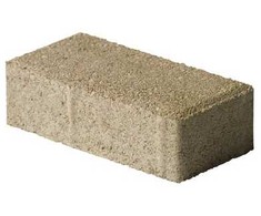Grindinio plokštė Brikers Prizma, 20 x 10 x 8 cm, pilka