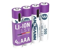 Įkraunamos baterijos Ansmann, AAA, 400 mAh, 4 vnt.