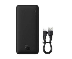 Įkroviklis-baterija Baseus Airpow. 20000 mAh. 20 W. Juodas