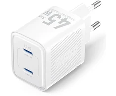 Įkroviklis Vention MOBILE CHARGER WALL 45W USB-C/2P Baltas FEFW0-EU VENTION