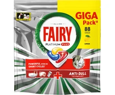 Fairy Platinum Plus All In One Lemon Indaplovių Tabletės, 88 vnt.