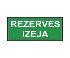 Informacinis ženklas, 20 cm x 8 cm