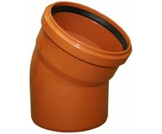 Instalplast Alkūnė PVC 160mm 30° Ruda