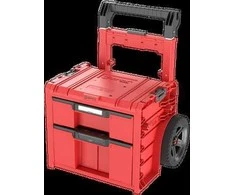 Q-Brick Įrankių dėžė su ratukais PRO 2.0 PLUS, 2 stalčiai, QBRICK