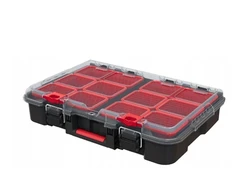 Instrumentu kaste Keter STACK N ROLL, 51.5 cm x 34.5 cm x 11.5 cm, melna krās./sarkana krās.