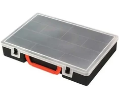 Įrankių dėžė Okko 5902455501574, 30 cm x 22 cm x 5.5 cm, juoda sp.