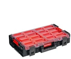 Įrankių dėžė Qbrick QBRICK SYSTEM ONE ORGANIZER XL, 58 cm x 38 cm x 13 cm, juoda sp./raudona sp.