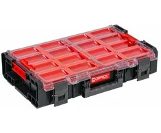 Įrankių dėžė Qbrick QBRICK SYSTEM ONE ORGANIZER XL, 58 cm x 38 cm x 13 cm, juoda sp./raudona sp.