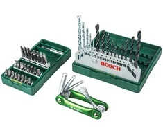 Grąžtas Bosch 15dalių ir 25dalių kompl. su HEX komlpektu