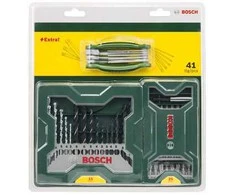 Grąžtas Bosch 15dalių ir 25dalių kompl. su HEX komlpektu