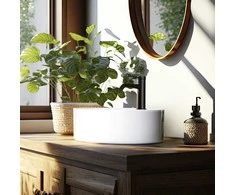 Invena Kriauklės maišytuvas B0cbb Kawala BU-75-004-V, juodas