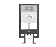 Invena WC rėmo skalavimo mygtukas Cersanit CK-99-031, chromuotas