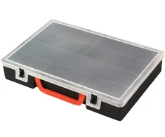Įrankių dėžė Okko 5902455501574, 30 cm x 22 cm x 5.5 cm, juoda sp.