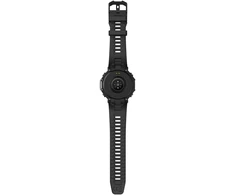 Išmanusis laikrodis Amazfit T-Rex 3, Nerudijančio plieno korpusas su onikso spalvos silikoniniu dirželiu