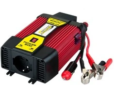 Įtampos keitiklis Bottari Maitinimas 12V-220V, juodas/raudonas, 12 V
