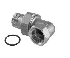 Izjaukts līkums TDM Brass 235NOR, 1 colla – ārējā vītne / 1 colla – iekšējā vītne, 1"