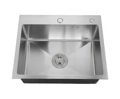 Virtuvės kriauklė NEŽINOMAS NT AB 540x510x200mm, satininė