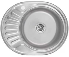 Virtuvės kriauklė AB 570x450mm Satino su paviršiumi