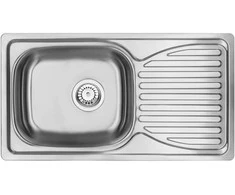 Bikuva.lt Virtuvės kriauklė AB 760x420x0.8mm Satino apdaila