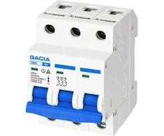 Jungiklis Gacia SB6L3PB06, 3P, B, 6kA, 6 A