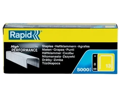 Kabės Rapid 13 tipo. 8 mm. 5000 vnt.