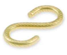 SUKI S-HOOKS 4.0X35 RUST BRASS/ 7PCS