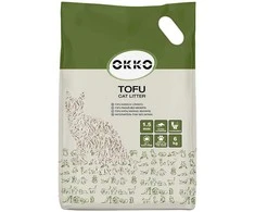 Kaķu pakaiši Okko Tofu, organiskās ,cementējošās,, 6kg, 13.8 l