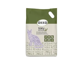 Kaķu pakaiši Okko Tofu, organiskās ,cementējošās,, 6kg, 13.8 l