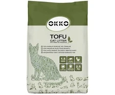 OKKO tofu kaķu pakaiši ar zaļās tējas aromātu 2,5kg