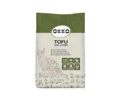 Kaķu pakaiši Okko Tofu, organiskās ,cementējošās,, 2.5kg, 5.8 l