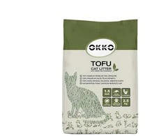OKKO tofu kaķu pakaiši ar zaļās tējas aromātu 2,5kg