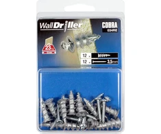 Kaļamie ieliktņi Cobra, paredzēts gk plāksnēm, 3.5 mm x 22 mm, 12 gab.