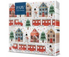 PAW Mondex Serwetki 33x33 Świąteczny pociąg 20szt
